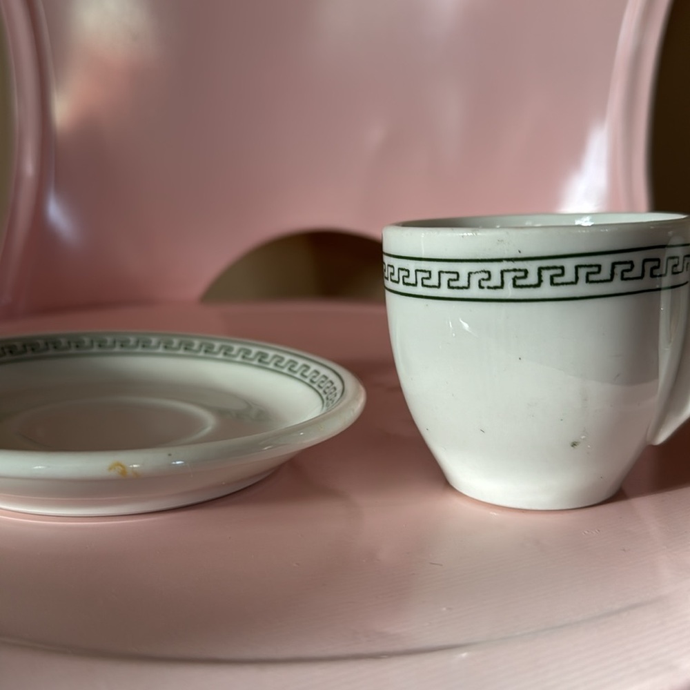 O.P.CO. SYRACUSE CHINA ESPRESSO SET - Picture 11 of 11